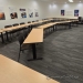 Blonde Modular Training Office Work Table w/ Black Legs